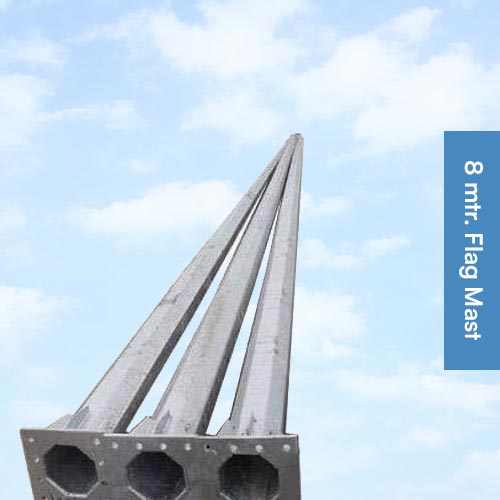 8 mtr. Octagonal Pole